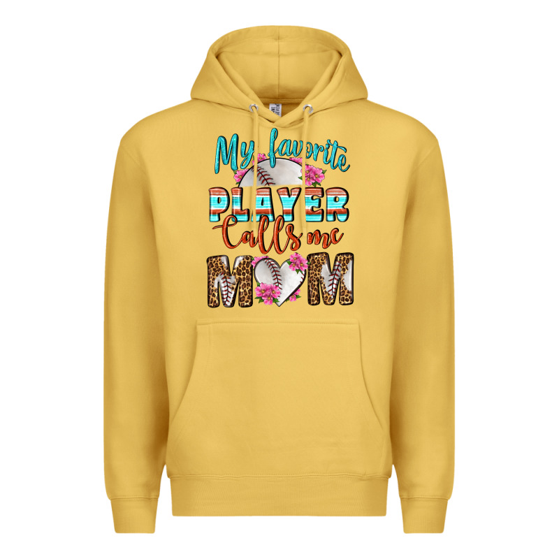 My Favorite Player Calls Me Mom Premium Hoodie by BundleAndBundleShop | Teevron