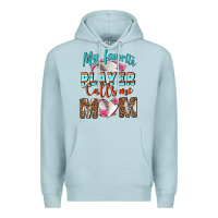 Blue Mist My Favorite Player Calls Me Mom Premium Hoodie - BundleAndBundleShop