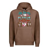 Chestnut My Favorite Player Calls Me Mom Premium Hoodie - BundleAndBundleShop