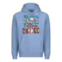 Colony Blue My Favorite Player Calls Me Mom Premium Hoodie - BundleAndBundleShop