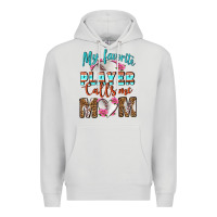 Dove Grey My Favorite Player Calls Me Mom Premium Hoodie - BundleAndBundleShop