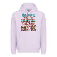 Lilac My Favorite Player Calls Me Mom Premium Hoodie - BundleAndBundleShop