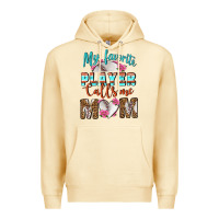 Pina Colada My Favorite Player Calls Me Mom Premium Hoodie - BundleAndBundleShop