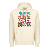 Sandshell My Favorite Player Calls Me Mom Premium Hoodie - BundleAndBundleShop