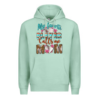 Seafoam My Favorite Player Calls Me Mom Premium Hoodie - BundleAndBundleShop