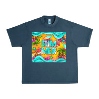 Midnight Navy summer Urban Heavy Tee - NancyCooperArtShop