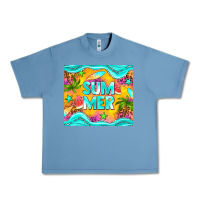 Pebble Blue summer Urban Heavy Tee - NancyCooperArtShop