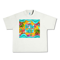 Pistachio summer Urban Heavy Tee - NancyCooperArtShop