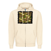 Sandshell camouflage and leopard background Zipper Hoodie - BundleAndBundleShop