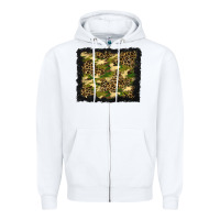 White camouflage and leopard background Zipper Hoodie - BundleAndBundleShop