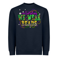 Navy on tuesday we wear beads olivia Heavyweight Sweatshirt - OliviaCreatesArt