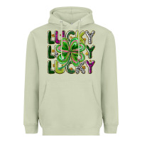Matcha Lucky Heavyweight Hoodie - CowhideDigitalArt