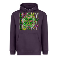 Plum Lucky Heavyweight Hoodie - CowhideDigitalArt