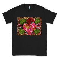 Black Western Background Valentine's Day Classic Tee - RanaPortraitStore