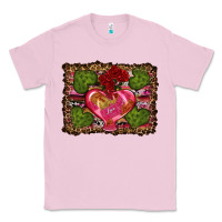 Bubblegum Pink Western Background Valentine's Day Classic Tee - RanaPortraitStore