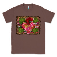 Chestnut Western Background Valentine's Day Classic Tee - RanaPortraitStore