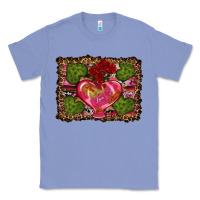 Colony Blue Western Background Valentine's Day Classic Tee - RanaPortraitStore