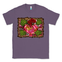 Lavender Western Background Valentine's Day Classic Tee - RanaPortraitStore