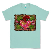 Seafoam Western Background Valentine's Day Classic Tee - RanaPortraitStore