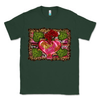 Sports Green Western Background Valentine's Day Classic Tee - RanaPortraitStore
