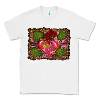 White Western Background Valentine's Day Classic Tee - RanaPortraitStore