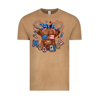 Vintage Camel moo rica highland cow Vintage Tee - RanaPortraitStore