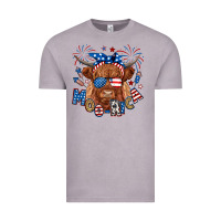 Vintage Zinc moo rica highland cow Vintage Tee - RanaPortraitStore