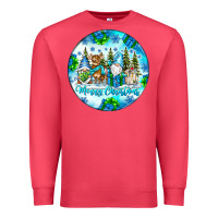 Cardinal merry christmas Premium Sweatshirt - CowhideDigitalArt