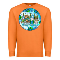 Carrot merry christmas Premium Sweatshirt - CowhideDigitalArt
