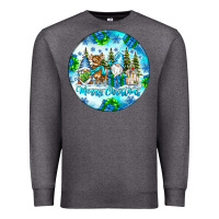 Charcoal Heather merry christmas Premium Sweatshirt - CowhideDigitalArt