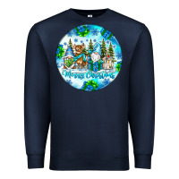 Navy merry christmas Premium Sweatshirt - CowhideDigitalArt