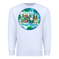 White merry christmas Premium Sweatshirt - CowhideDigitalArt