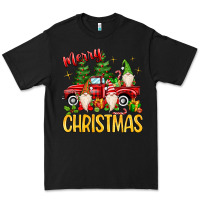 Black merry christmas gnomes truck Premium Tee - MaliasSmallBusiness