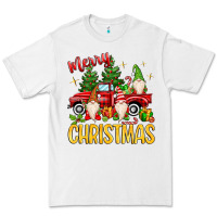White merry christmas gnomes truck Premium Tee - MaliasSmallBusiness