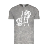 Cloud Rock la hand sign lazy diy halloween costume skeleton los angeles pullover Vintage Tee - trangStudio
