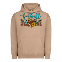 Pigment Burro western leopard camouflage sunflowers  glitter mom football Urban Hoodie - Artiststas