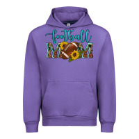 Tulip western leopard camouflage sunflowers  glitter mom football Urban Hoodie - Artiststas
