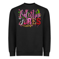 Black valentine vibes with cowgirl boots olivia Heavyweight Sweatshirt - OliviaCreatesArt