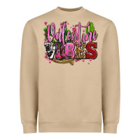 Mushroom valentine vibes with cowgirl boots olivia Heavyweight Sweatshirt - OliviaCreatesArt