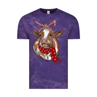 Cloud Purple christmas scarf heifer Vintage Tee - RanaPortraitStore