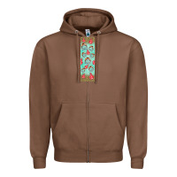 Chestnut american football with lightning bolt  pen wrap Zipper Hoodie - BundleAndBundleShop