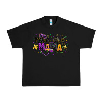 Black mardi gras mama Urban Heavy Tee - texasbilliewilder