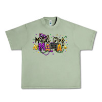 Oil Green mardi gras mama Urban Heavy Tee - texasbilliewilder