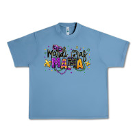 Pebble Blue mardi gras mama Urban Heavy Tee - texasbilliewilder