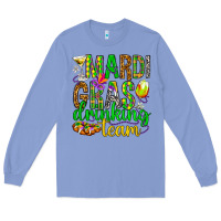 Colony Blue Mardi Gras drinking team Long Sleeve Tee - HowdyJamesFarm
