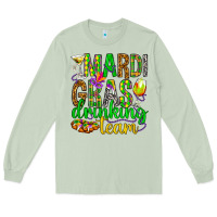 Matcha Mardi Gras drinking team Long Sleeve Tee - HowdyJamesFarm