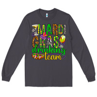 Smoke Mardi Gras drinking team Long Sleeve Tee - HowdyJamesFarm