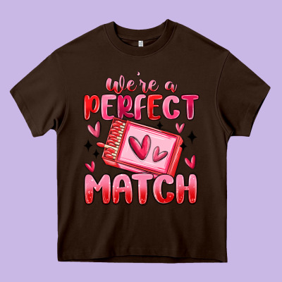 Were Perfect Match Heavy Core Tee Designed By Maliassmallbusiness