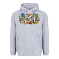 Heather Grey baseball brother Heavyweight Hoodie - CowhideDigitalArt