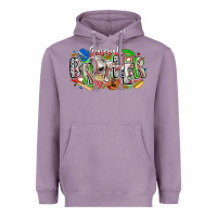 Lavender baseball brother Heavyweight Hoodie - CowhideDigitalArt